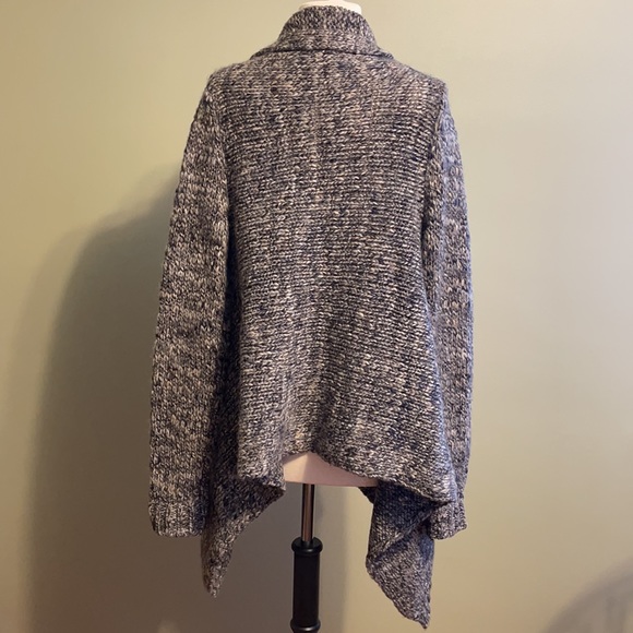 Talbots Women’s Medium Wool Alpaca Blend Open Front Waterfall Cardigan Sweater - Picture 7 of 10